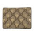 Gucci Bifold GG Supreme Bee Wallet, &pound;150, Accessories, Beige/Black, Canvas, Back view